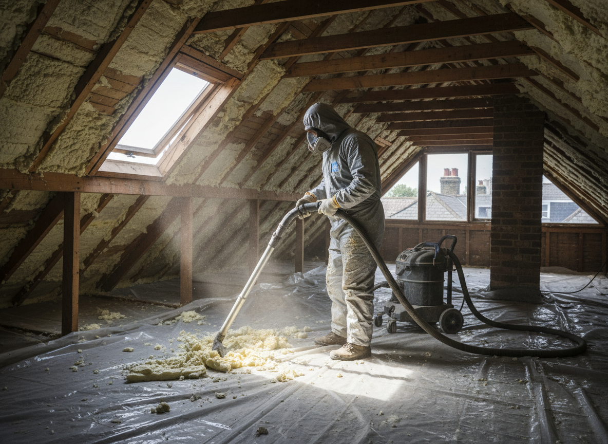 Spray Foam Removal in Manor Park
