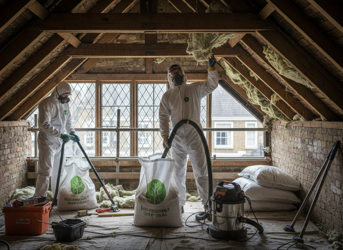 Environmentally Friendly Insulation Removal in London, Greater London